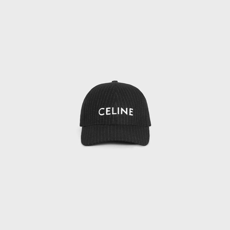 NOIR/CRAIE Celine baseball in striped flannel Cap | CL-591691