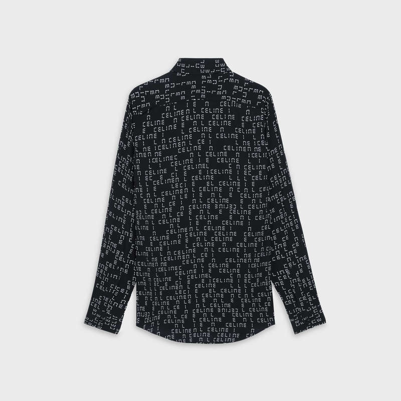 NOIR/CRAIE Celine loose in printed viscose Shirts | CL-592162