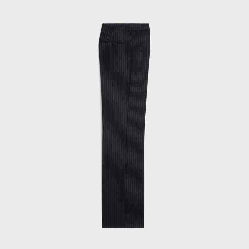 NOIR/CRAIE Celine straight in striped wool Trousers | CL-592009