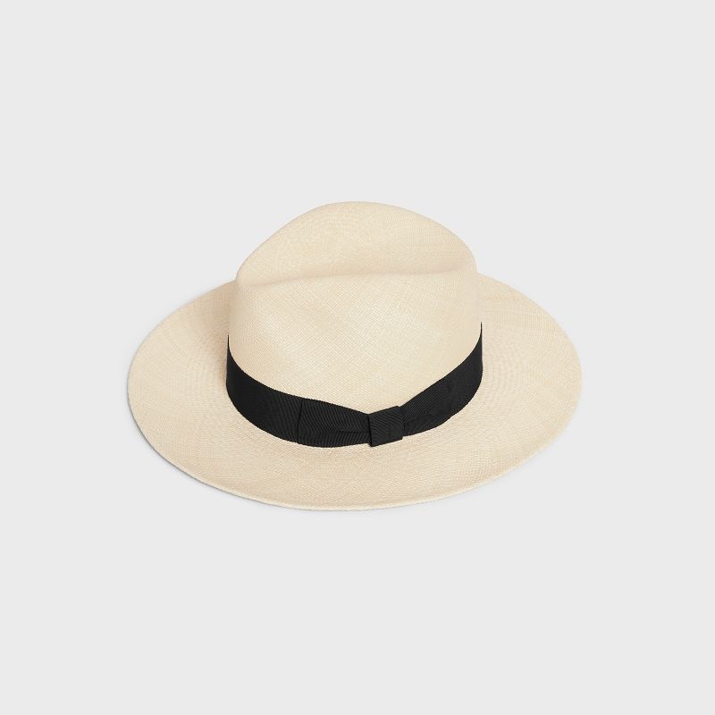 Natural Celine fedora in straw Hat | CL-591723