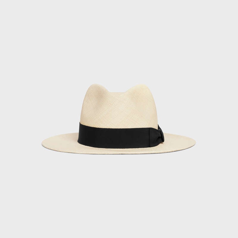 Natural Celine fedora in straw Hat | CL-591723