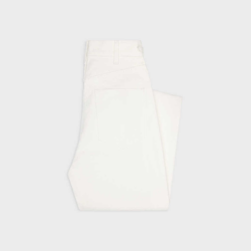 OPTIC WHITE WASH Celine Jane flared jeans in optic wash denim Pants | CL-592722