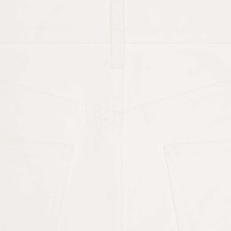 OPTIC WHITE WASH Celine suzanne in optic wash denim Shorts | CL-592746