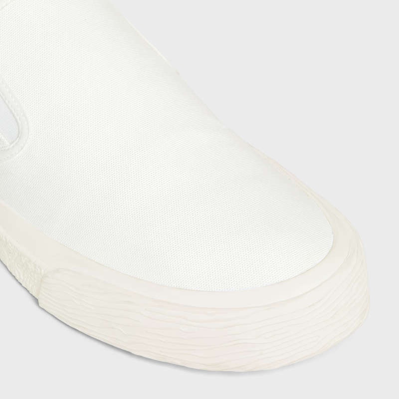 Off White Celine ELLIOT SLIP-ON in Canvas Sneakers | CL-591914