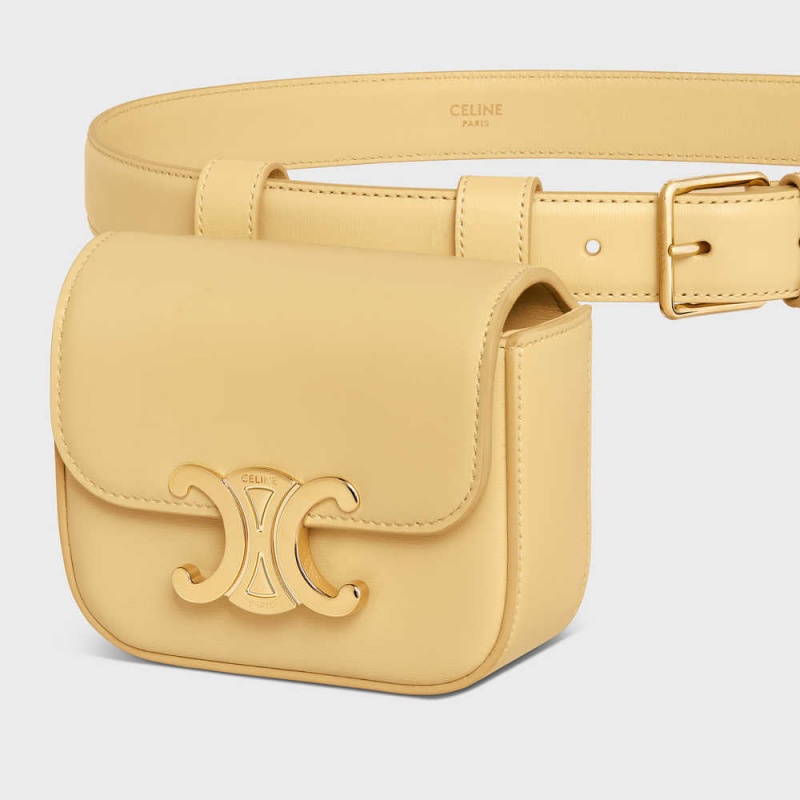 POLLEN Celine BAG TRIOMPHE in SHINY CALFSKIN Belts | CL-592475