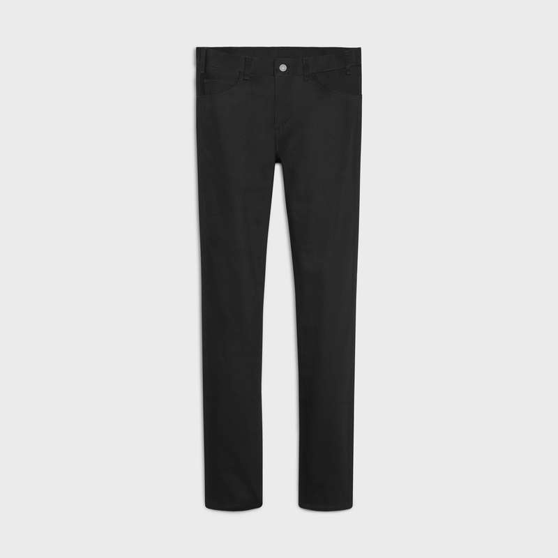 PURE BLACK F Celine skinny jeans in black denim Pants | CL-592056