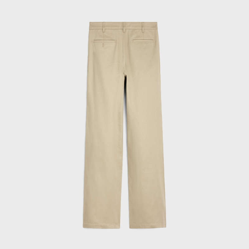 Raw Wash Celine straight chinos in cotton twill Pants | CL-592064