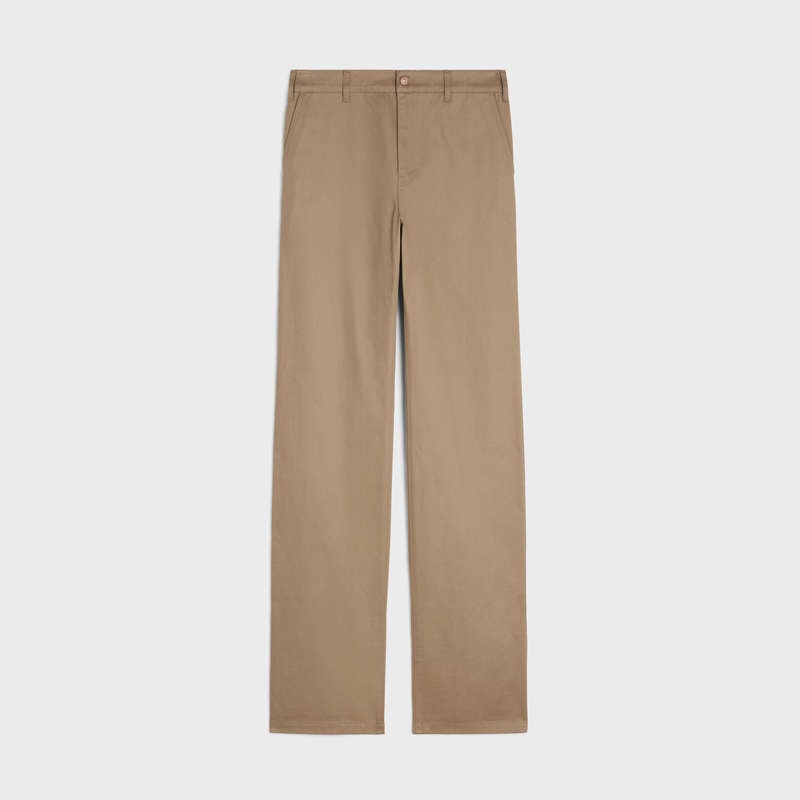 Raw Wash Celine straight chinos in twill Pants | CL-592063