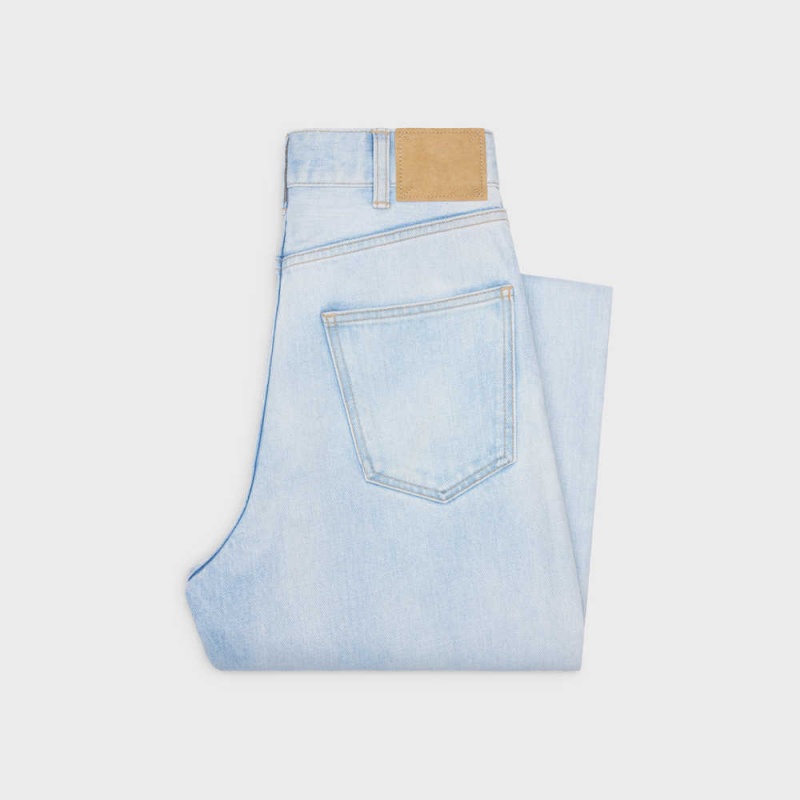 SUN FADED WASH Celine MARGARET JEANS IN SUN-FADED WASH DENIM Pants | CL-592716