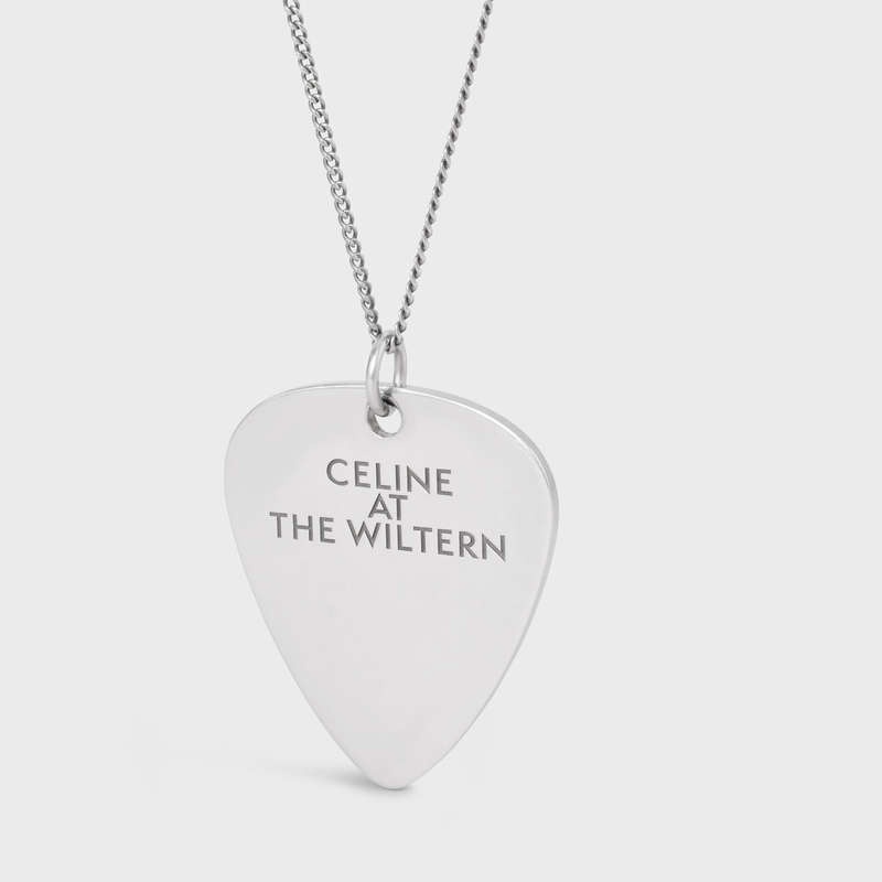 Silver Celine At the Wiltern Mediator in Brass with Rhodium finish Necklaces | CL-591661