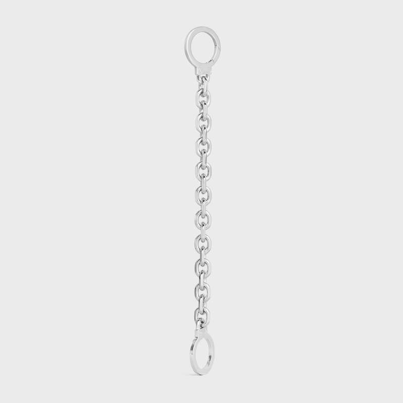 Silver Celine Chaîne Triomphe Golden Handcuff in Sterling Silver with Rhodium finish Bracelets | CL-591657