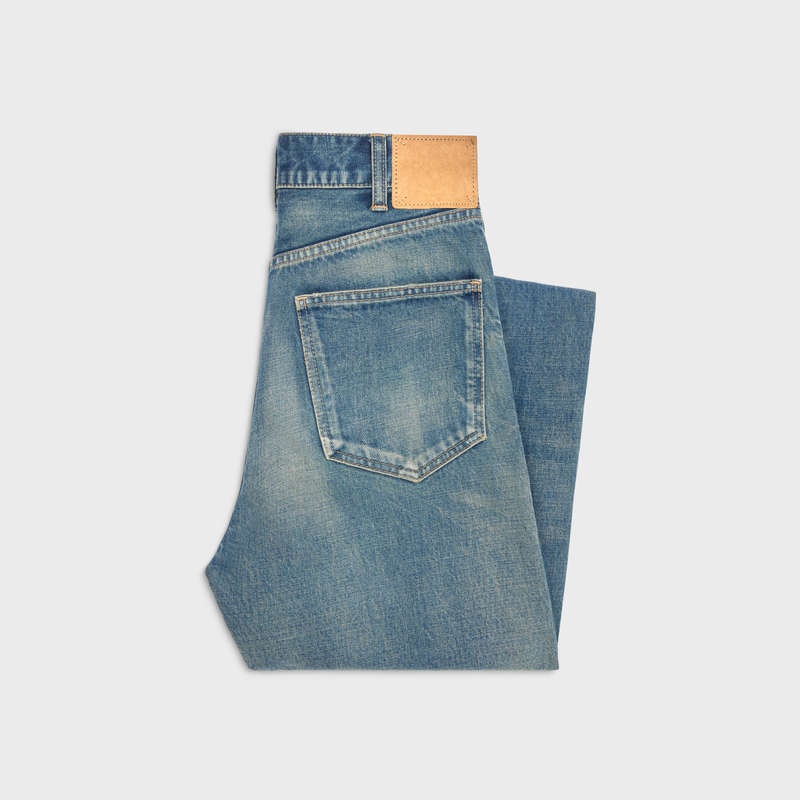 TRAIL WASH Celine kurt jeans in trail wash denim Pants | CL-592049