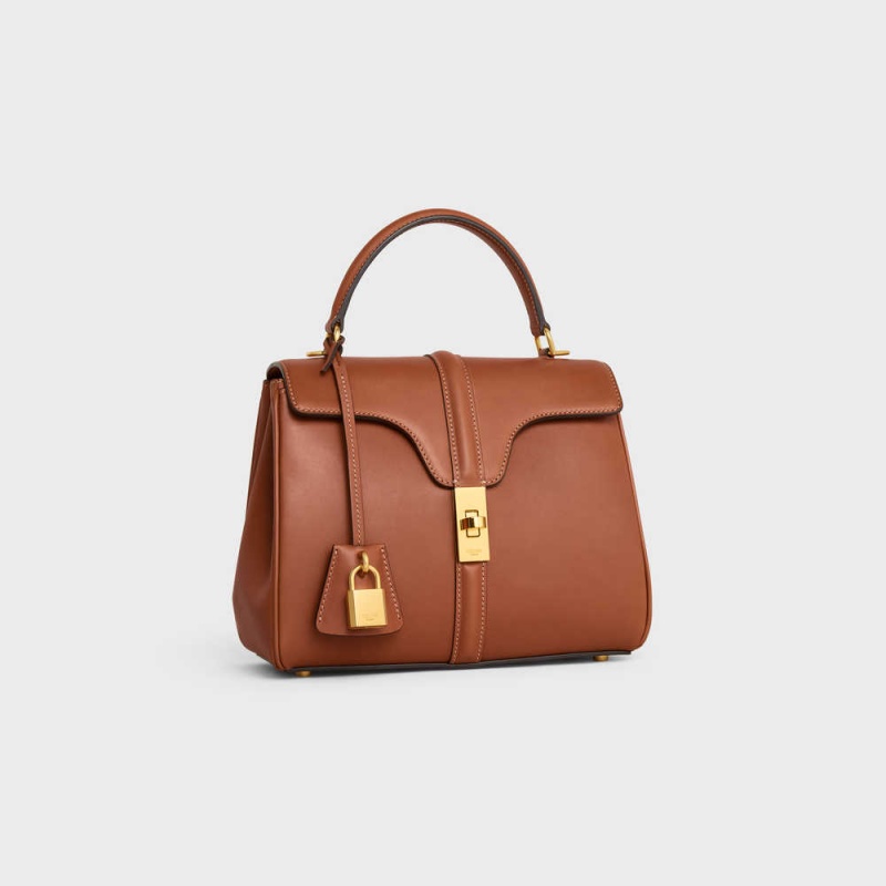 Tan Celine Small Bag in natural calfskin 16 | CL-593276