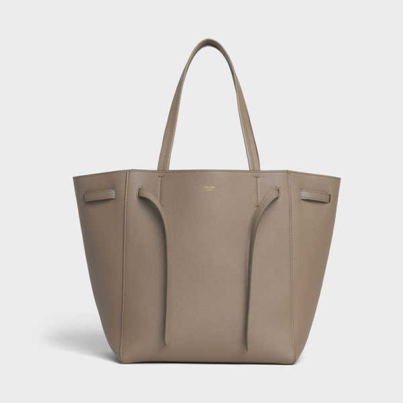 Taupe Celine Small Phantom in soft grained calfskin Cabas | CL-593093