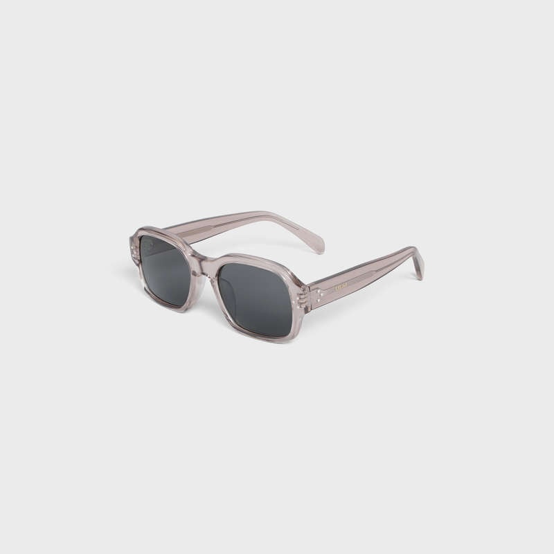 Transparent Taupe Celine Frame 49 in Acetate Sunglasses | CL-591730