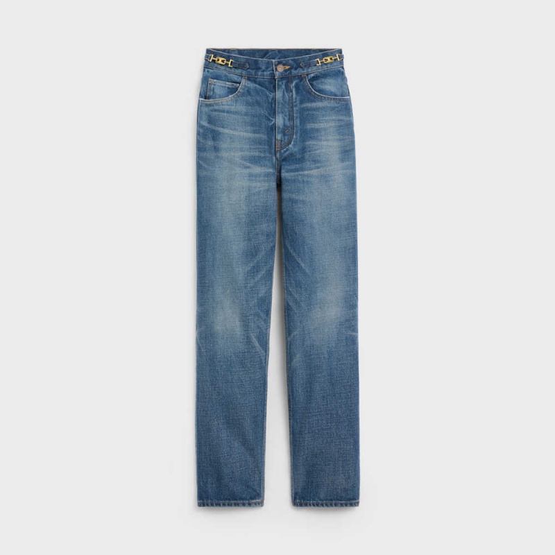 UNION WASH Celine MARGARET JEANS IN UNION WASH DENIM Pants | CL-592715