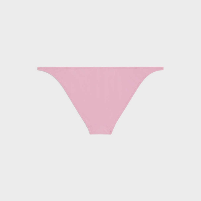 Vieux Rose Celine triomphe bottom in matte jersey Swimwear | CL-592769