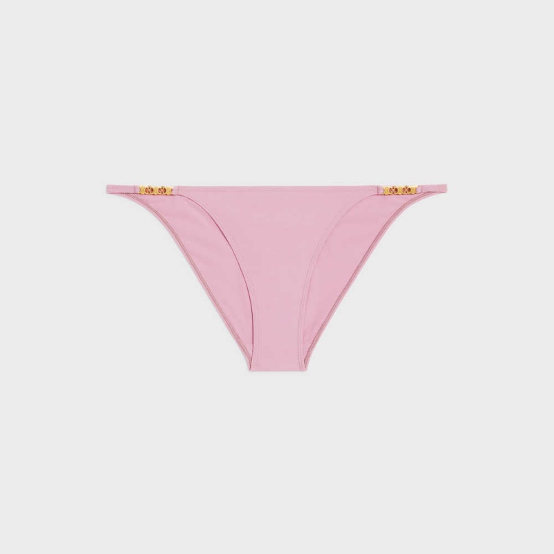 Vieux Rose Celine triomphe bottom in matte jersey Swimwear | CL-592769