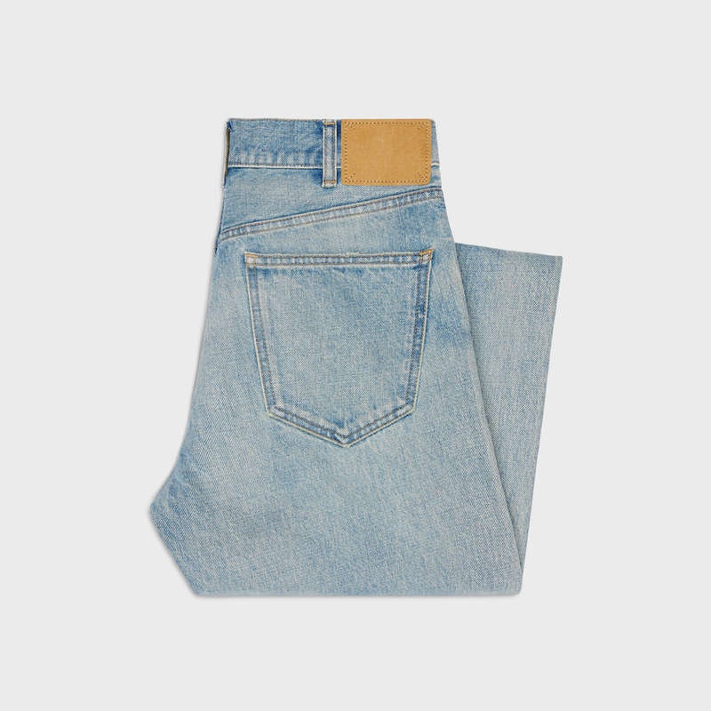 WESTSIDE WASH DESTROYED Celine kurt jeans in destroyed westside wash denim Pants | CL-592051