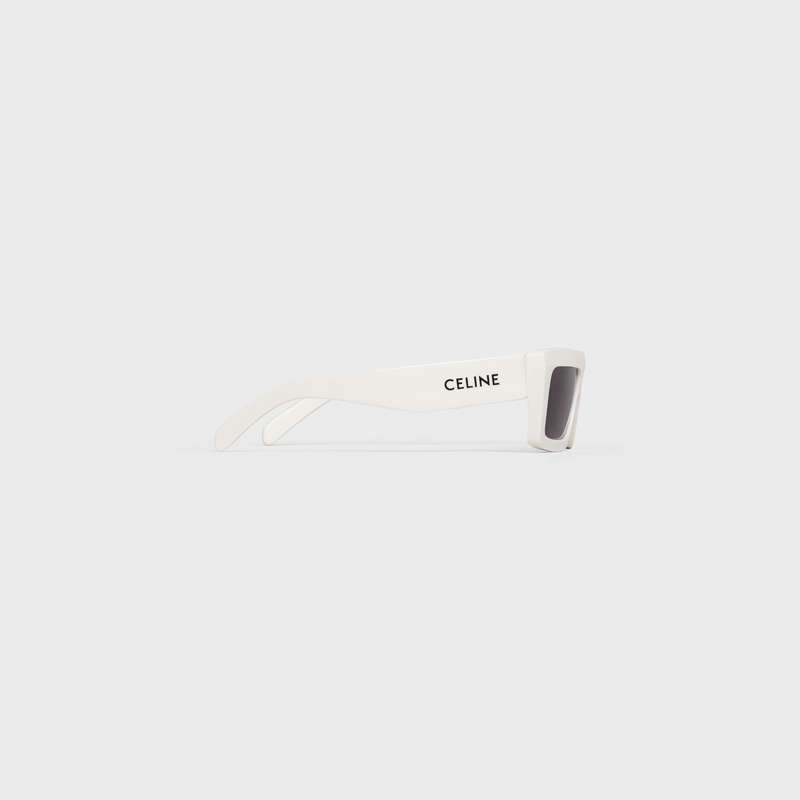 White Celine Monochroms 02 in Acetate Sunglasses | CL-591753