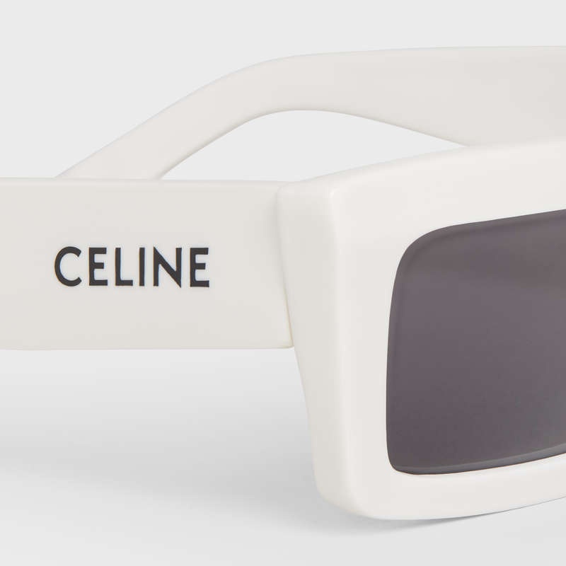 White Celine Monochroms 02 in Acetate Sunglasses | CL-591753