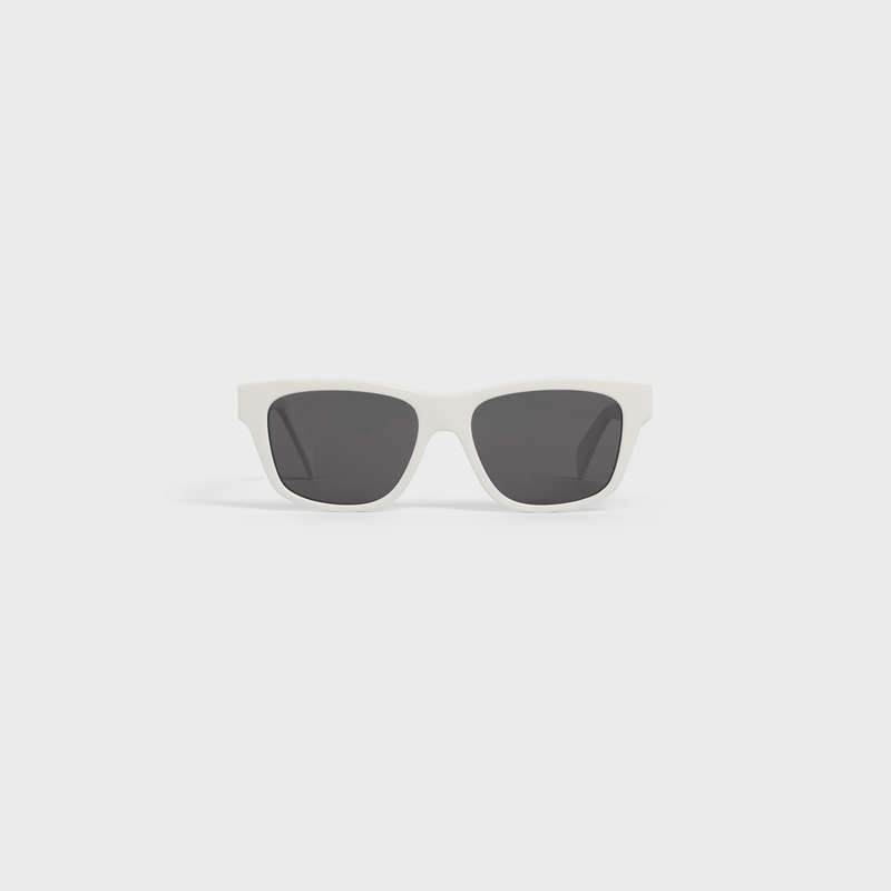 White Celine Monochroms 05 in Acetate Sunglasses | CL-591748